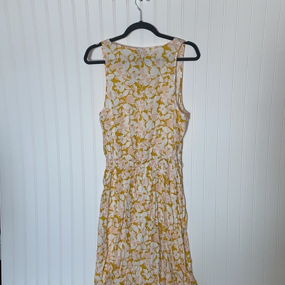 AVA VIV Floral Print Sleeveless V-Neck Wrap Dress - Picture 5 of 5
